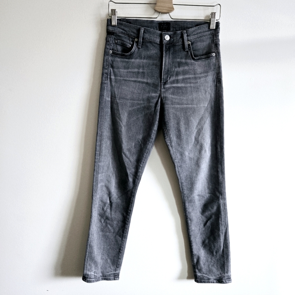 CITIZENS OF HUMANITY I US 27 High Rise Denim Jeans I Faded grey